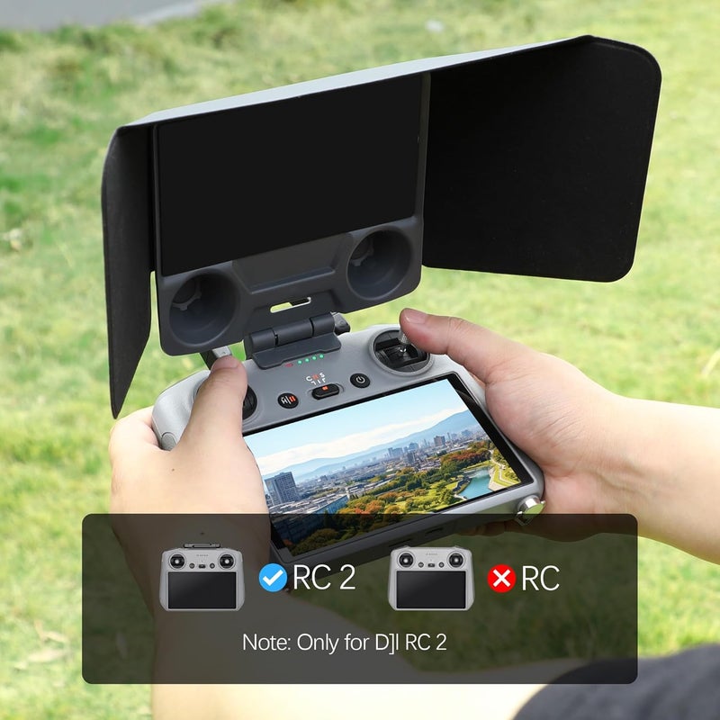 FPVtosky غطاء واقي من الشمس لجهاز التحكم RC 2 لطائرة DJI Mini 4 Pro، واقي عصي التحكم لجهاز DJI RC 2 لملحقات DJI Ari 3، حماية شاشة جهاز التحكم لطائرة DJI Mini 4 Pro، ملحقات DJI Mini 4 Pro - Image 2